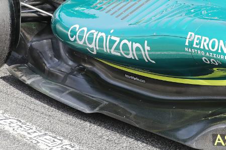 Aston Martin - Unterboden - F1-Test - Barcelona 2022
