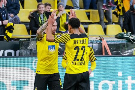 Borussia Dortmund hat sich in einem kampfbetonten Bundesliga-Spiel gegen Arminia Bielefeld mit 1:0 durchgesetzt. In einer ersatzgeschwächten BVB-Elf brillierten Jude Bellingham und Marius Wolf. Erling Haaland überzeugte bei seinem Comeback hingegen nicht. Noten und Einzelkritik zu allen Akteuren: