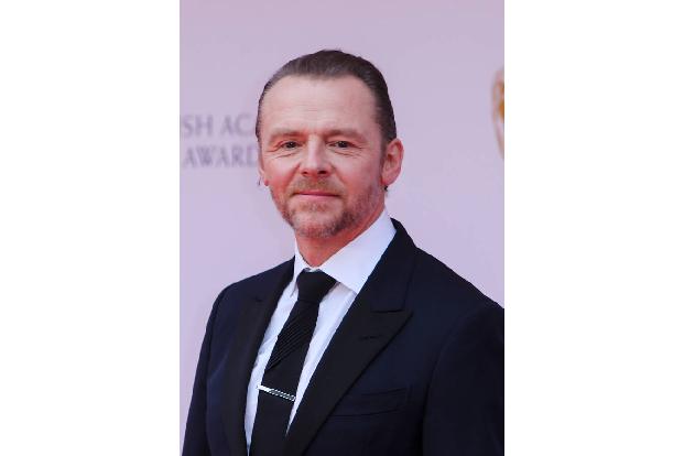 Filmemacher und Darsteller Simon Pegg genoss die Show als Gast, und auch...