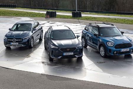 Cupra Formentor, Mercedes GLA, Mini Countryman