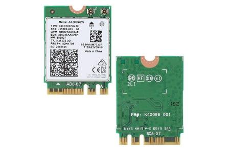 Das Upgrade auf Wi-Fi 6 kann sich beim Notebook lohnen: Dabei sollte das installierte WLAN-Modul im M.2-Steckplatz aufgehoben sein und bereits Dualband unterstützen.