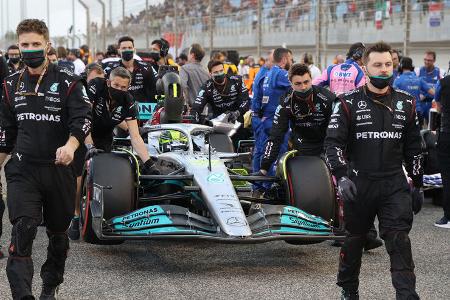 Lewis Hamilton - Mercedes - GP Bahrain 2022 - Sakhir - Rennen
