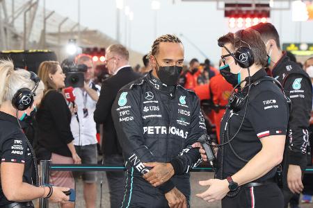Lewis Hamilton - Mercedes - GP Bahrain 2022 - Sakhir - Rennen