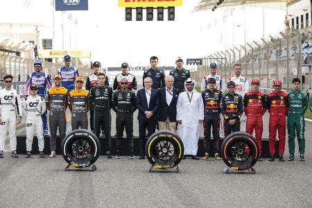 Formel-1-Feld 2022 - GP Bahrain 2022 - Sakhir - Rennen