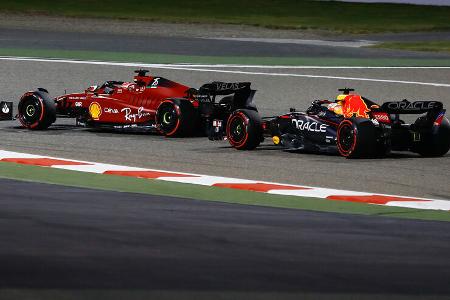 Verstappen - Leclerc - GP Bahrain 2022 - Sakhir - Rennen