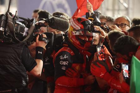 Carlos Sainz - Ferrari - GP Bahrain 2022 - Sakhir - Rennen