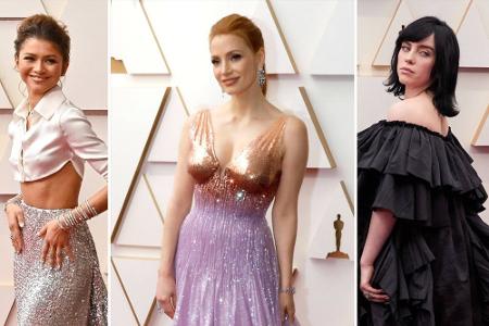Oscars 2022: Die Highlights auf dem roten Teppich