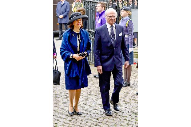 ...und Carl Gustav von Schweden mit Königin Silvia.