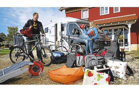 Auflastung, Anhänger, Beladung