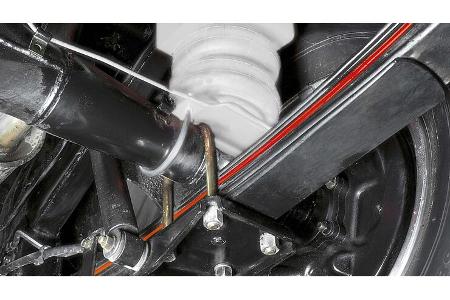 Auflastung, Anhänger, Beladung