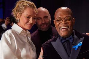 Uma Thurman dreht wieder mit "Pulp Fiction"-Kollege Samuel L. Jackson