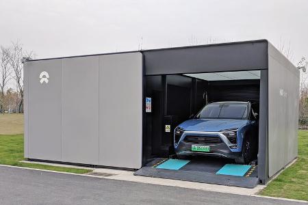 Batterie-Wechselstation von Nio