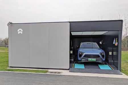 Batterie-Wechselstation von Nio