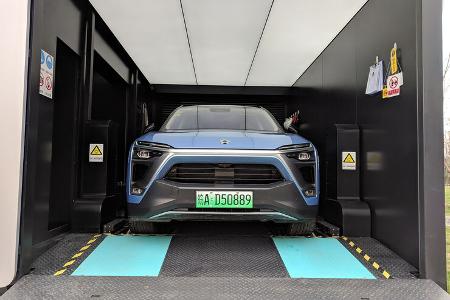 Batterie-Wechselstation von Nio