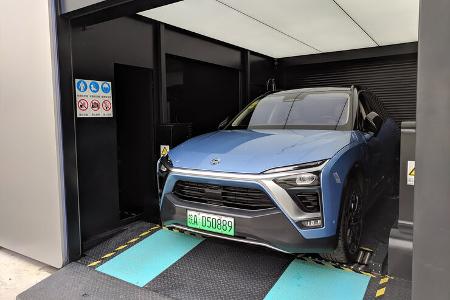 Batterie-Wechselstation von Nio
