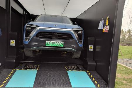 Batterie-Wechselstation von Nio