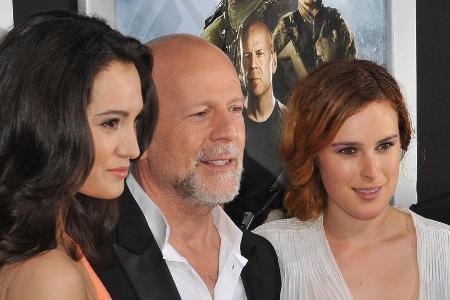 Bruce Willis' ganze Familie steht dem kranken Schauspieler bei