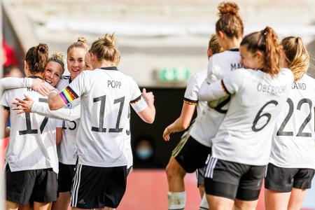 3:0 gegen Portugal: DFB-Frauen greifen nach WM-Ticket