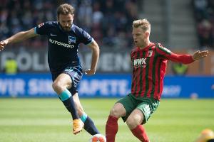 Sieg in Augsburg: Hertha sendet Lebenszeichen