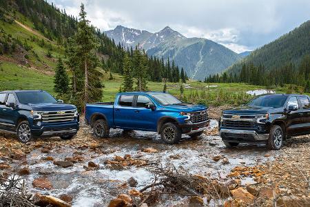 2023 Chevrolet Silverado High Country, LT und ZR2