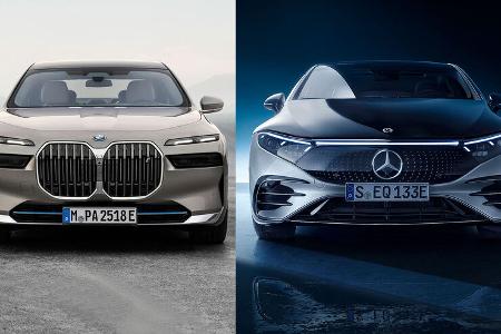 04/2022, Kaltvergleich BMW i7 xDrive60 vs. Mercedes EQS 580 4Matic