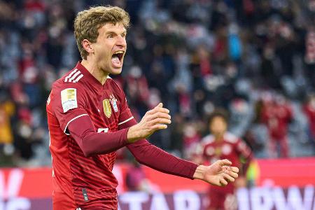 Platz 4: Thomas Müller (FC Bayern): 24 Punkte - 7 Tore, 17 Vorlagen in 30 Spielen