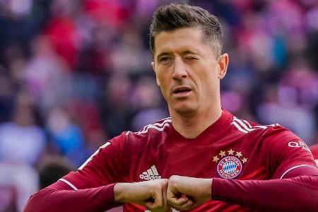 Platz 1: Robert Lewandowski (FC Bayern): 36 Punkte - 33 Tore, 3 Assists in 31 Spielen