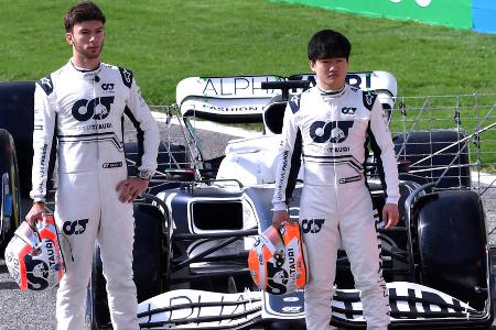 AlphaTauri - Pierre Gasly vs. Yuki Tsunoda - Rennen: Gasly 2:2 Tsunoda | Qualifying: Gasly 3:1 Tsunoda