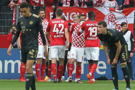 Kater nach Meisterparty: Bayern enttäuschen in Mainz