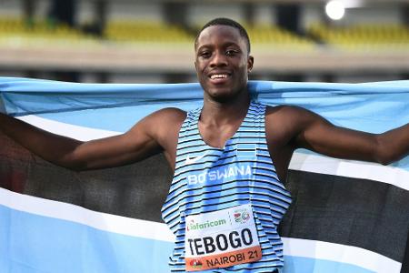 U20-Rekorde für Sprinter Knighton und Tebogo