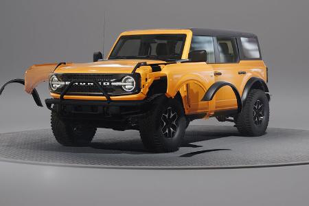 Der modulare Aufbau des Ford Bronco.