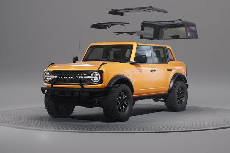 Der modulare Aufbau des Ford Bronco.