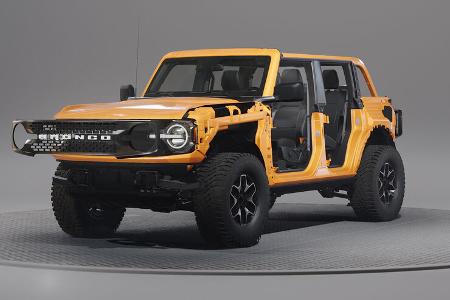 Der modulare Aufbau des Ford Bronco.