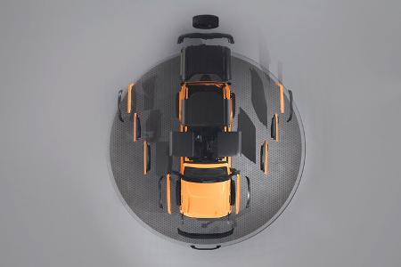 Der modulare Aufbau des Ford Bronco.