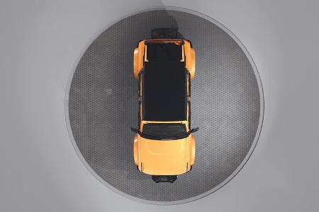 Der modulare Aufbau des Ford Bronco.