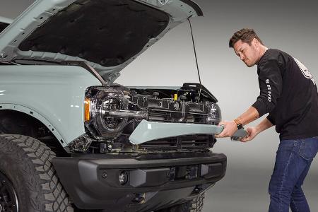 Der modulare Aufbau des Ford Bronco.