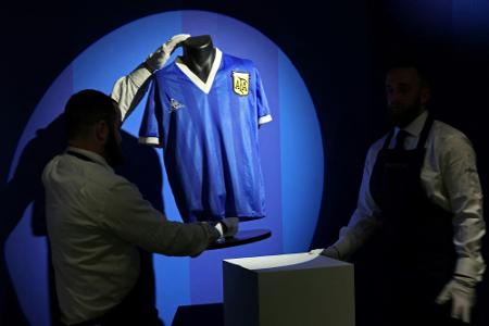Maradona-Trikot für Weltrekordsumme versteigert