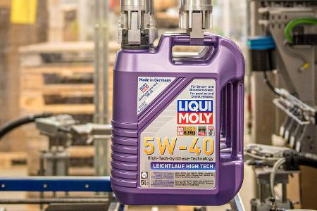 Wie entsteht Motoröl, Abfüllen