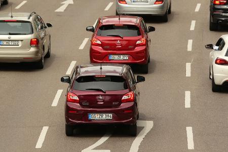 Mitsubishi Space Star 1.2, Heckansicht