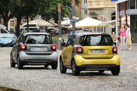 Smart Fortwo Coupé 0.9, Heckansicht