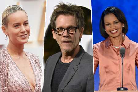 Brie Larson, Kevin Bacon, Condoleezza Rice