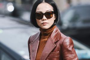 Schwarz war gestern: Braune Lederjacken geben jetzt den Ton an