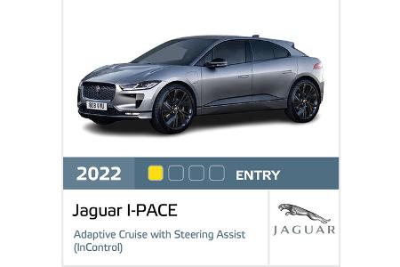 EuroNCAP Test Assistenzsysteme 2022 Jaguar I-Pace