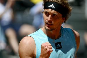 Zverev nach Erfolg über de Minaur im Viertelfinale von Rom