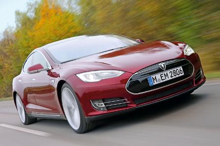 Tesla Model S, Frontansicht