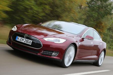 Tesla Model S, Frontansicht