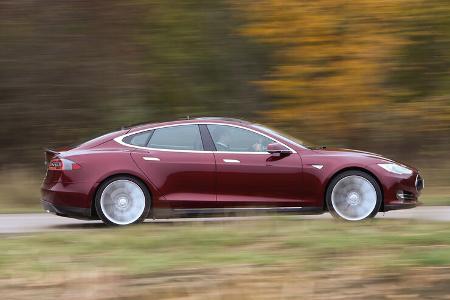 Tesla Model S, Seitenansicht