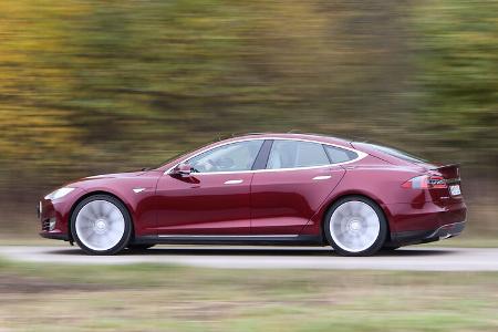 Tesla Model S, Seitenansicht