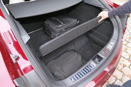 Tesla Model S, Kofferraum, Ladefläche