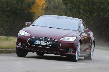 Tesla Model S, Frontansicht